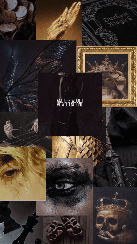 Collage for A Curse of Blood and Darkness (book project)