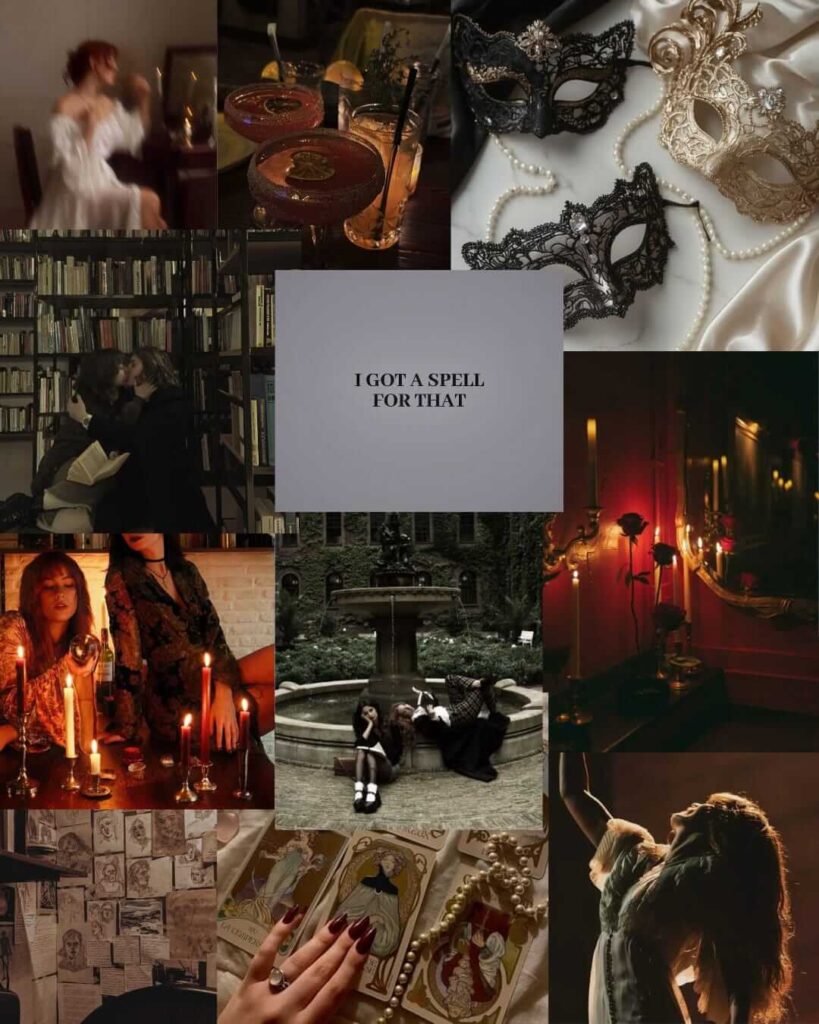 Collage for NA Sapphic romance (book project)